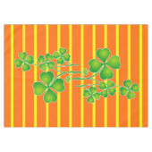 St. Patrick's Day Clover / Shamrocks + je ideeën Tafelkleed (Voorkant (Horizontaal))