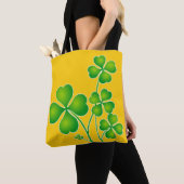 St. Patrick's Day Clover / Shamrocks + je ideeën Tote Bag (Dichtbij)