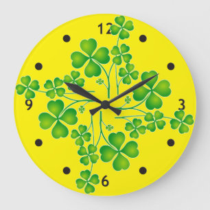 St. Patrick's Day Clover / Shamrocks + jouw ideeën Grote Klok