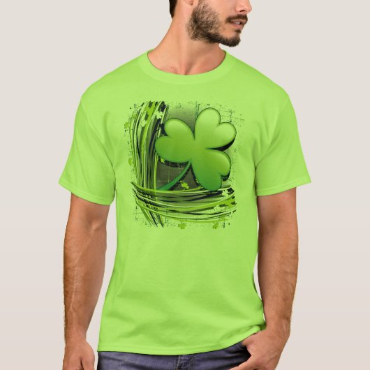 St Patrick's Day Clover T-shirt (Voorkant)