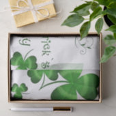 St Patricks Day Clover Tissuepapier (Geschenk)