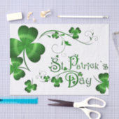 St Patricks Day Clover Tissuepapier (Craft)