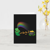 St Patricks Day Clovers Leuke Jongens Meisjes Kind Kaart (Gele Bloem)