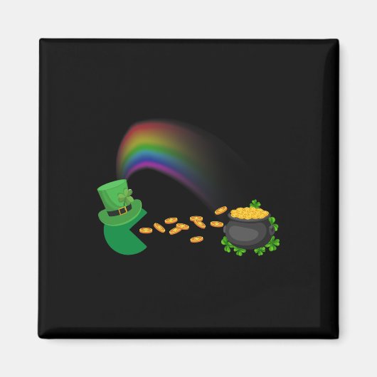 St Patricks Day Clovers Leuke Jongens Meisjes Kind Magneet (Voorkant)