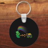St Patricks Day Clovers Leuke Jongens Meisjes Kind Sleutelhanger (Voorkant)