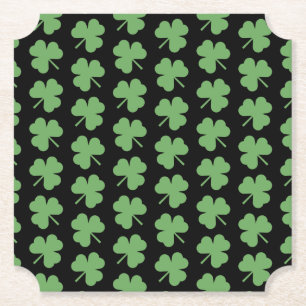 St. Patrick's Day Clovers Paper Onderzetters