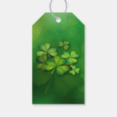 St Patrick's Day - Clovers/Shamrocks Cadeaulabel (Achterkant)