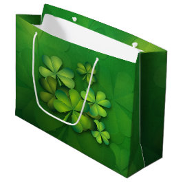 St Patrick's Day - Clovers/Shamrocks Large Cadeautasje