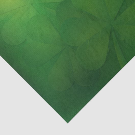 St Patrick's Day - Clovers/Shamrocks Tissuepapier (Detail)