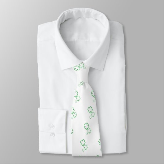 St. Patrick's Day Clovers Stropdas (Gebonden)