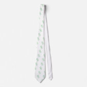 St. Patrick's Day Clovers Stropdas (Voorkant)