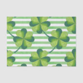 St. Patrick's Day Clovers Tissuepapier (Voorkant)