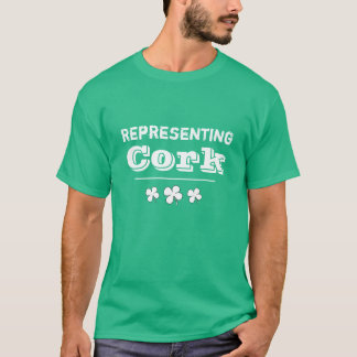 St. Patrick's Day, Co. Cork Mannen Green T-Shirt