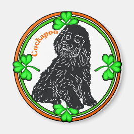 St. Patrick's Day Cockapoo Magneet