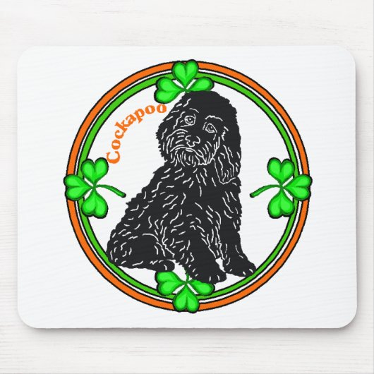 St. Patrick's Day Cockapoo Muismat (Voorkant)