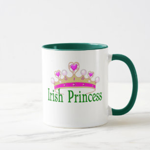 St Patricks day Coffee Mok Irish Princess