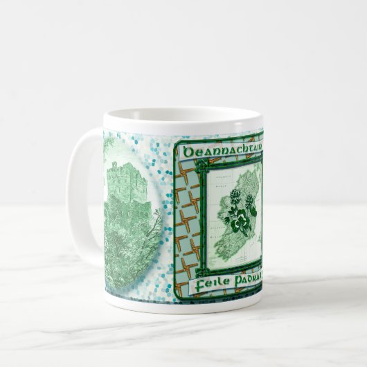 St. Patrick's Day Coffee Mok v. 3. (Voorkant links)