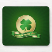 St. Patrick's Day Coin Shamrock Muismat (Voorkant)