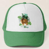 St. Patrick's Day Collie Trucker Pet (Voorkant)