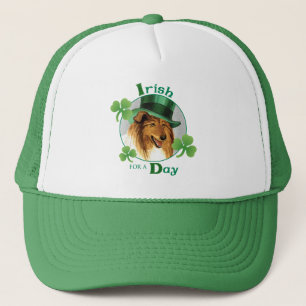 St. Patrick's Day Collie Trucker Pet