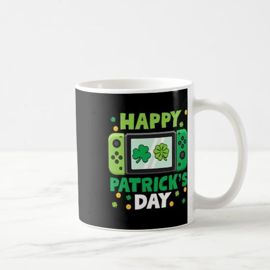 St Patricks Day Controller Videospel Kinder jongen Koffiemok (Rechts)