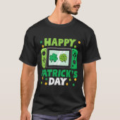 St Patricks Day Controller Videospel Kinder jongen T-shirt (Voorkant)