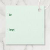 St. Patrick's Day Corgi Dog Bedankjes Labels (Achterkant)