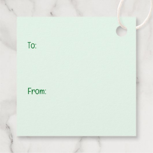 St. Patrick's Day Corgi Dog Bedankjes Labels (Achterkant)