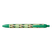 St. Patrick's Day Corgi Leprechaun Dog Puppy Doggy Zwarte Inkt Pen (Achterkant)