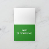 St. Patrick's Day Corgi Puppy Feestdagen Kaart (Binnen)