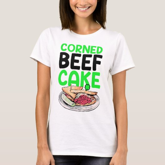 St. Patrick's Day Corned Beef Koolliefhebber Paddy T-shirt (Voorkant)