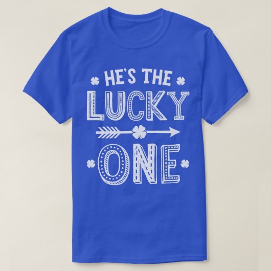 St. Patricks Day Couples HEEFT Mijn Lucky Charm Ma T-shirt (Design voorkant)