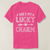 St. Patricks Day Couples zijn mijn Lucky Charm Mat T-shirt (Design voorkant)