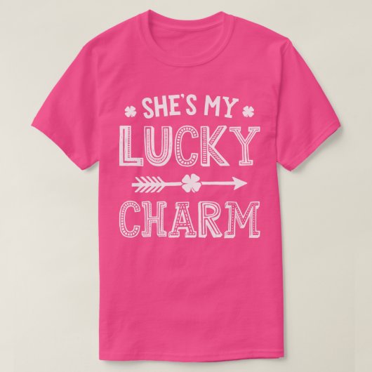St. Patricks Day Couples zijn mijn Lucky Charm Mat T-shirt (Design voorkant)