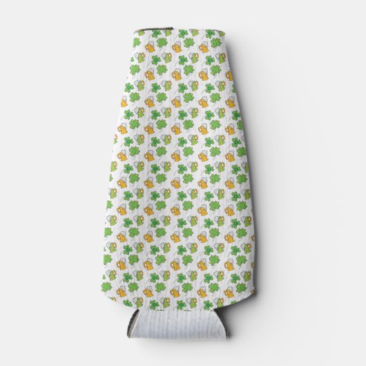 St. Patrick's Day Cozy Flesjeskoeler (Voorkant)