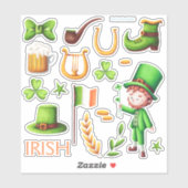 St Patrick's Day Craft Vinyl Sticker (Vel)