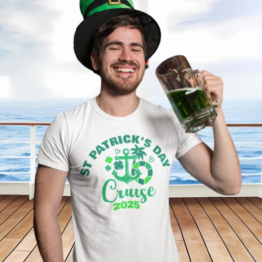 St. Patrick's Day Cruise Green Custom Year T-shirt