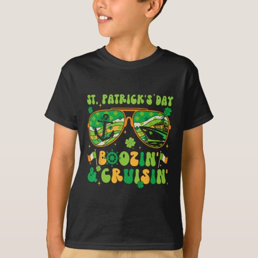 St Patricks Day Cruise Matching Boozing D T-shirt (Voorkant)