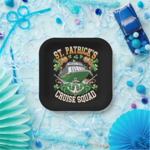 St. Patrick's Day Cruise Squad 2025 Familie Matchi Papieren Bordje