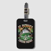 St Patrick's Day Cruise Squad 2025 Familiewedstrij Bagagelabel (Voorkant (verticaal))