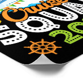 St Patrick's Day Cruise Squad 2025 Grappige Famili Poster (Hoek)