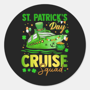 St. Patrick's Day Cruise Squad Crew Vakantie Cruis Ronde Sticker