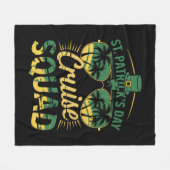 St Patrick's Day Cruise Squad Familie Matching Fleece Deken (Voorkant (Horizontaal))