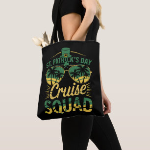 St Patrick's Day Cruise Squad Familie Matching Tote Bag