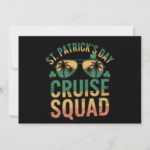 St. Patrick's Day Cruise Squad Grappige Familie Ma Kaart