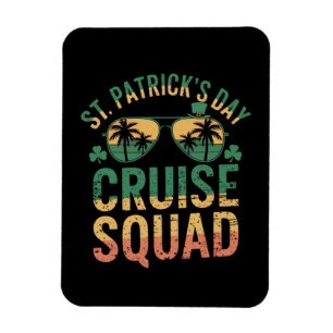 St. Patrick's Day Cruise Squad Grappige Familie Ma Magneet