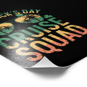 St Patrick's Day Cruise Squad Grappige Familie Mat Foto Afdruk (Hoek)