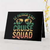 St Patrick's Day Cruise Squad Grappige Familie Mat Kaart (Gele Bloem)