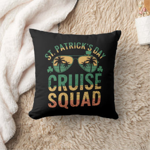 St Patrick's Day Cruise Squad Grappige Familie Mat Kussen