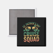 St Patrick's Day Cruise Squad Grappige Familie Mat Magneet (Voorkant / Achterkant)